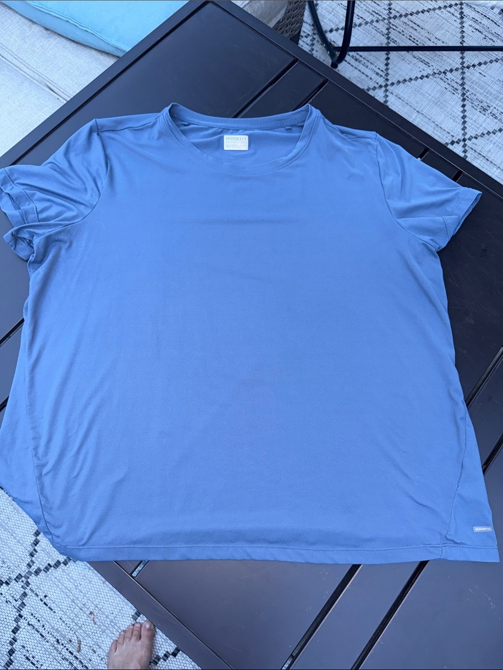 Modetta Comfort Fit Men’s Crew Neck T-Shirt - Blue XXL